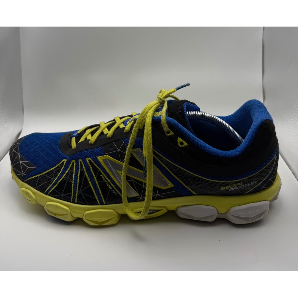 New Balance 890v4 Baddeley Running Shoes Mens 12.5 Blue Yellow M890BB4 Good